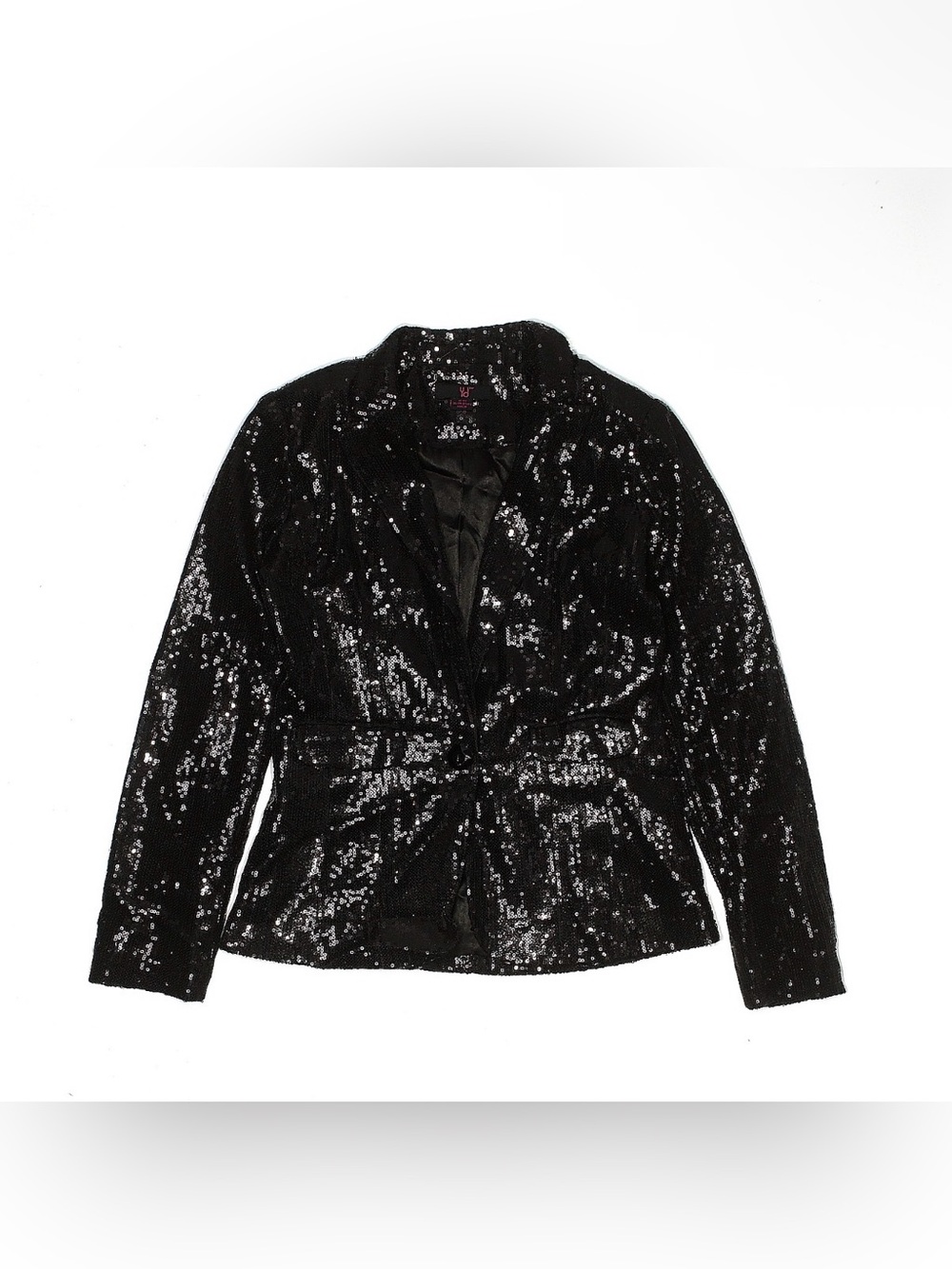 YD Black Sequin Blazer Jacket Size 152 cm Youth Juniors